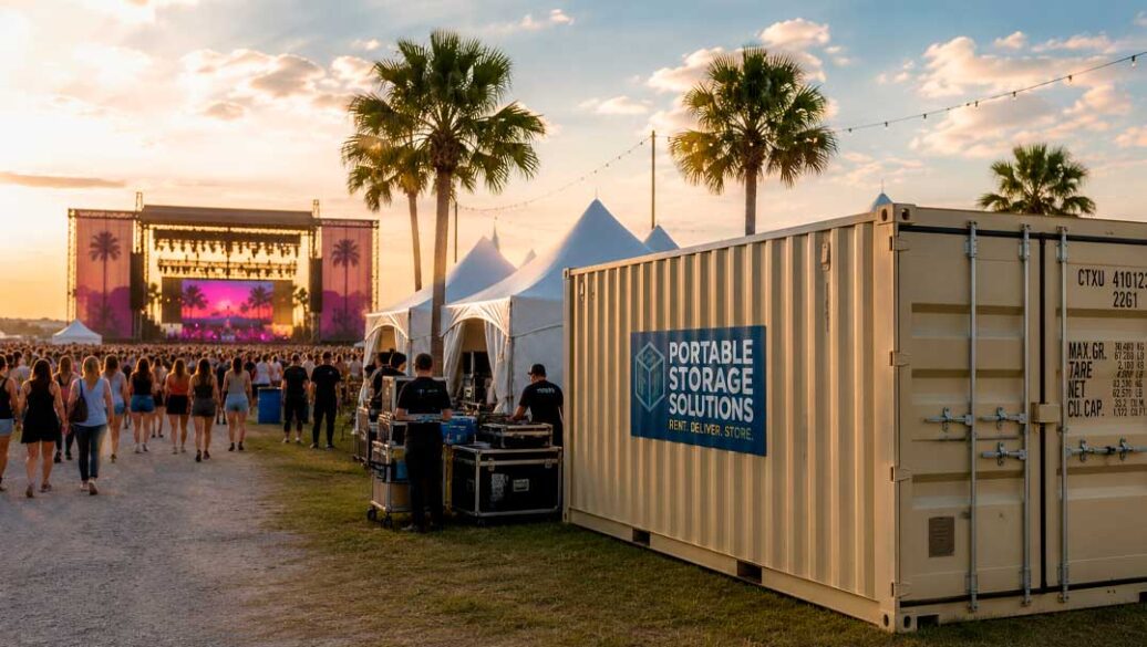 Portable Storage Containers for Summer Events in South Texas
